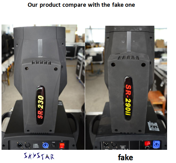 Our product VS counterfeit